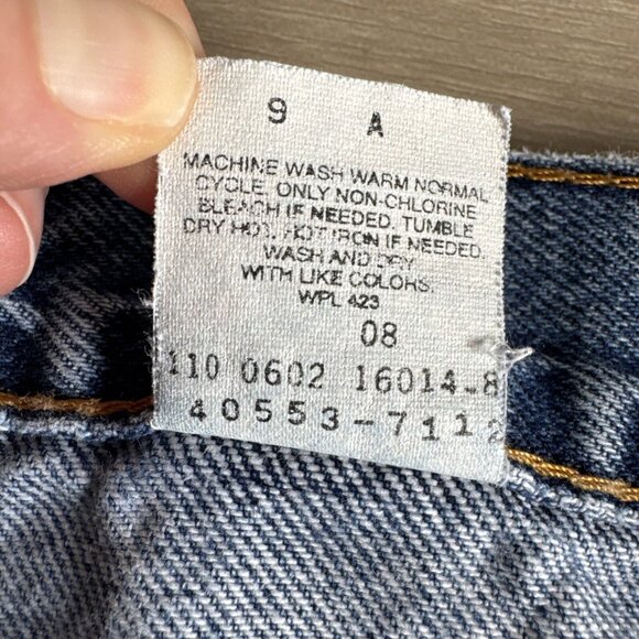 Levis Levi’s Jeans Men 36x30 550 Relaxed Straight Leg Med Wash Work Pants Baggy - Picture 3 of 16